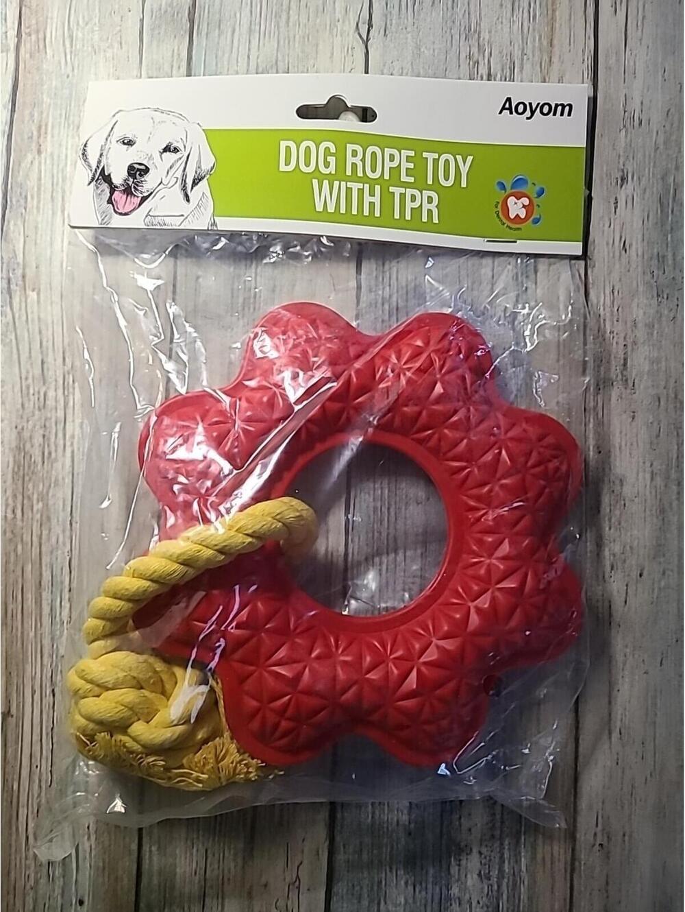 Aoyom Dog Rope Toy With TPR
